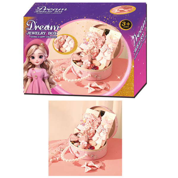 Princess double-layer jewelry box set