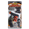 Gun with telescope, walkie talkie, watch, badge, camera Pattern Pistol
 Solid color Plastic【English Packaging】_200564939