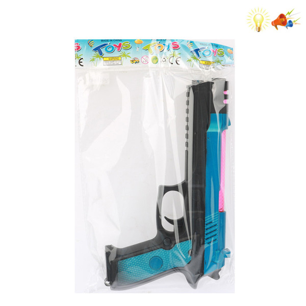 gun Electric Pistol
 Lights Sound IC without language Spray painting and solid color Plastic【English Packaging】_200474021_hd