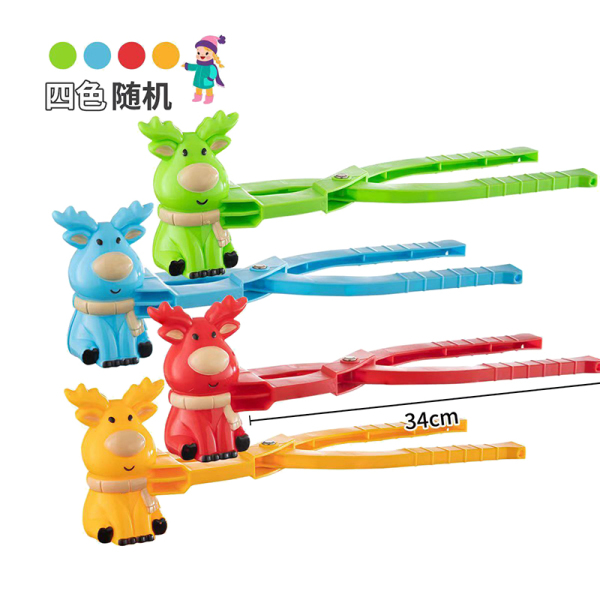 34cm Animal Snow Clips 4 Colors