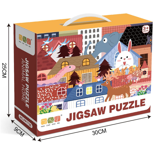 48pcs illustration series puzzle pieces