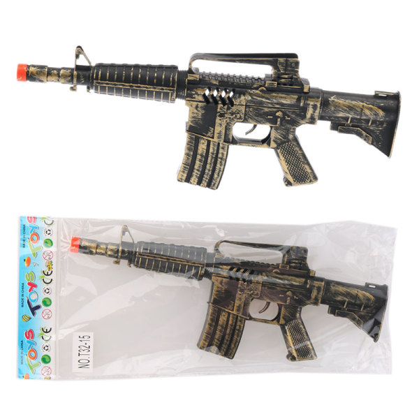 gun Flint Submachine gun Spray painting and solid color Plastic【English Packaging】_201069639_hd