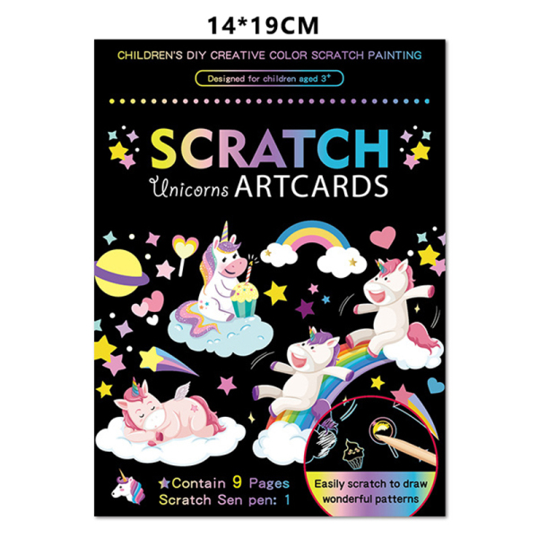 Unicorn Set Scratch Cards