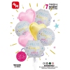 7pcs Spanish Happy Birthday Set Party Aluminum Balloons,other【English Packaging】_201167580