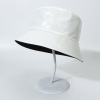 Bright leather colored fisherman hat/leather solid colored hat Unisex 56-58CM Panama 100%PU 【English Packaging】_201448255