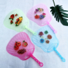 10pc35 * 23.5cm plastic fan Mix color Plastic【Packaging without Words】_P02635434_5_m