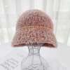 Looped Colorblocked Trimmed Woolen Hat,Women,56-60CM,Winter Hat,30% wool,70%acrylic【Packaging without Words】_201532018