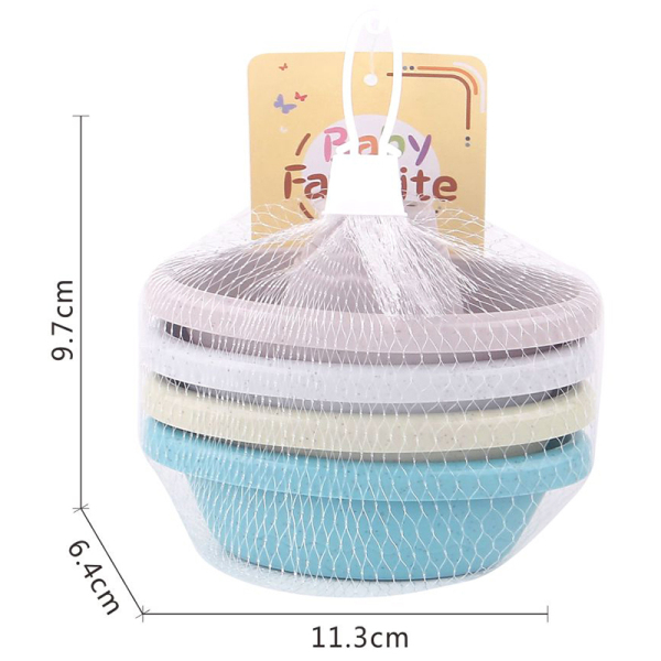 4(pcs)Straw Stacking Boat Set 2 Colors