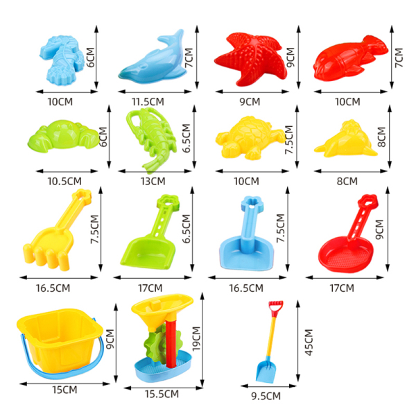 Детские пляжные игрушечные костюмы, детские игры, песочные часы, песочные часы, лопата, пляжное ведро, инструменты.