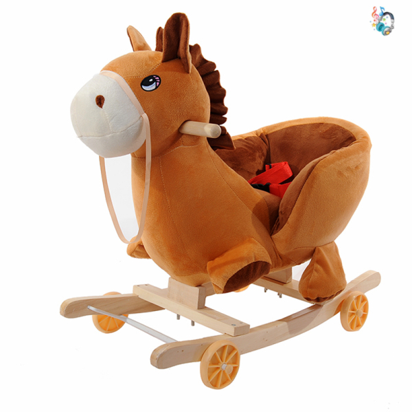 Dual purpose horse rocking chair