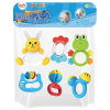 6pcs Baby Rattle Teether (китайская упаковка) пластик【Упаковка на китайском языке】_101021973_1_m