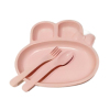 Rabbit Children's Plastic Tableware Set,one colour only,Plastic【English Packaging】_201445660