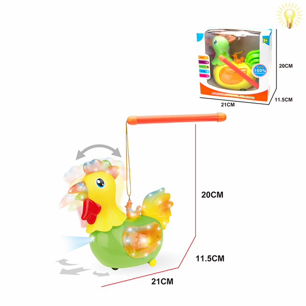 Электрический мультяшный куриный фонарь