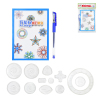 12 Wheel Ten Thousand Flower Ruler Combination  Plastic【English Packaging】_200735111