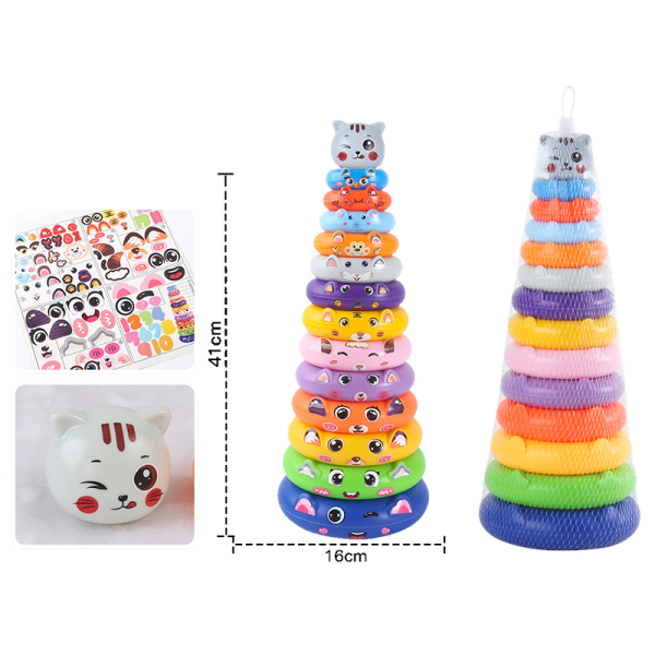 13 layer cute cat collar,Circle, round shape,Plastic【English Packaging】_201888143_hd