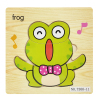 Wooden flat frog puzzle wood【English Packaging】_201188566