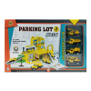 Urban parking lot with 4 alloy sliding engineering vehicles Slide/taxiing An engineering project Plastic【English Packaging】_200526380_1_m