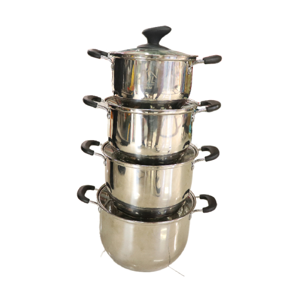 Stainless Steel Stock Pot Set of 4