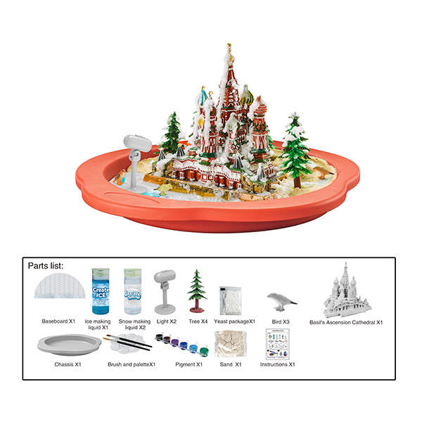 Science experiment scene snowmaking set