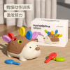 Hedgehog puzzle toys Children's concentration training hand-eye coordination educational toys Literacy line plug-in toys,Plastic【English Packaging】_P02537866_6_m