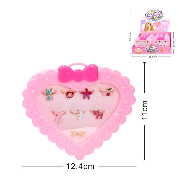 12PCS Набор из 8 колец из сплава пластик【Упаковка на английском языке】_200754156_hd