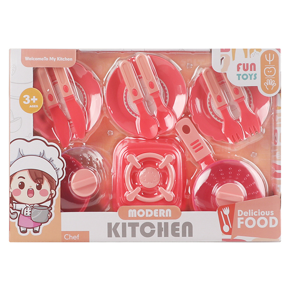 tableware set Cute Version Solid color Plastic【English Packaging】_201078120_hd