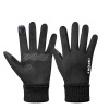 Autumn and winter velvet windproof and warm touch screen sports gloves,Men,Uni size,split-finger gloves,100% polyester fiber【Packaging without Words】_201571254