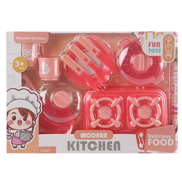 tableware set Cute Version Solid color Plastic【English Packaging】_201078117_hd