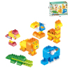 126pcs Cute Fun Zoo Building Blocks Plastic【Chinese Packaging】_201174909