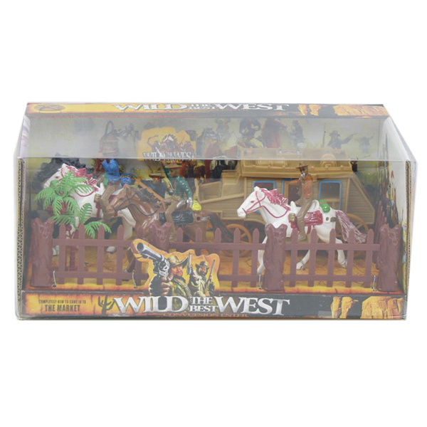 Western Cowboy Riding+Western Carriage Cover Plastic【English Packaging】_200798796_hd