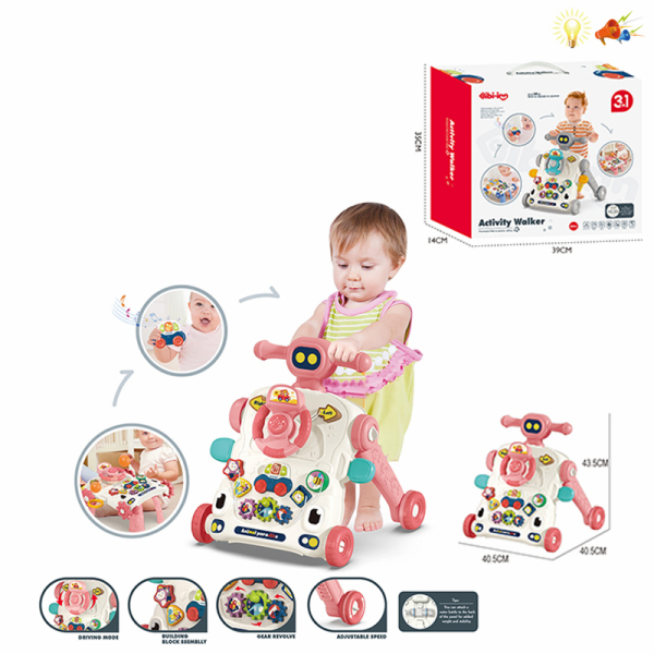 3-in-1 Yikuei Multifunctional Walker