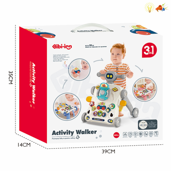 3-in-1 Yikuei Multifunctional Walker