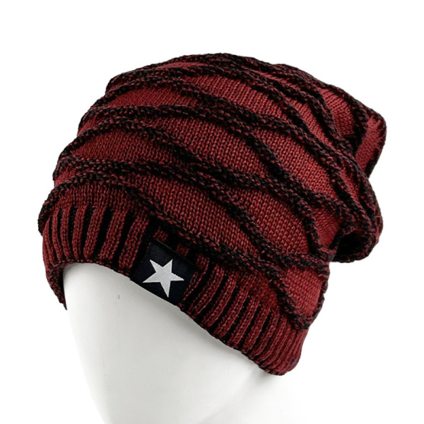 knit cap Men 56-58CM 100% acrylic 【English Packaging】_201449286_hd