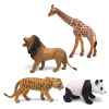 4 (pcs) painted wild animals,Plastic【English Packaging】_P03041474_6_m