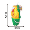Шесть пляжных замков, бочки с песочными часами, 3 цвета,пластик【Упаковка на английском языке】_P03124825_3_m