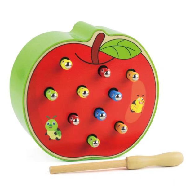 16.5 * 16.5 * 7CM wooden apple toy,wood【Packaging without Words】_201911885_hd