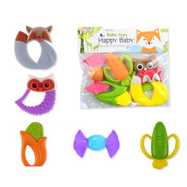 5pcs Baby Teether