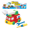 Cartoon Disassembled Fire Truck,Plastic【English Packaging】_201499600