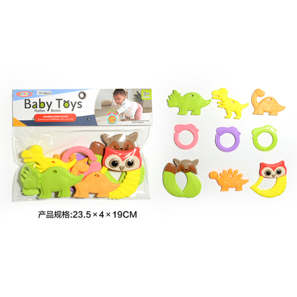 9(pcs)Teether,Plastic【English Packaging】_201829810_hd