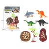 2 Styles 4 (pcs) Solid Dinosaur+Bird Nest Fossil Set,Plastic【English Packaging】_201877432_1_m