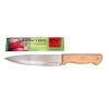 Chef's knife with wood grain handle Vegetable knife,one colour only,Metal【English Packaging】_201406210