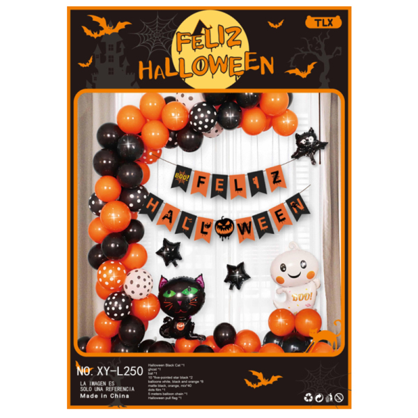 Halloween Western Words Balloon Set