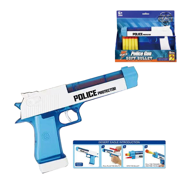 Desert Eagle Spear Soft bullet Pistol
 Solid color Plastic【English Packaging】_201011981_hd