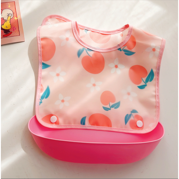 Cartoon removable waterproof washable baby bibs