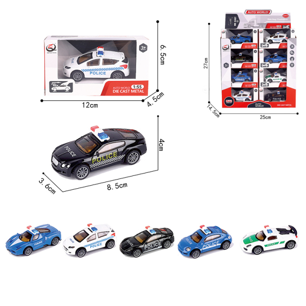 24PCS 1: 55 Легковые автомобили