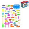 45 Piece Fishing Set,With a magnet,Plastic【English Packaging】_200795145