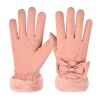 Velvet insulated touch screen gloves, waterproof and anti slip gloves,Women,Uni size,100% polyester fiber【Packaging without Words】_201572293