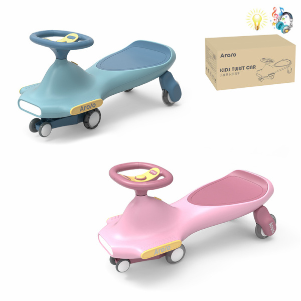 Twist car 2 colors Baby walker Lights Music Plastic【Chinese English  Packaging】_201272797_hd