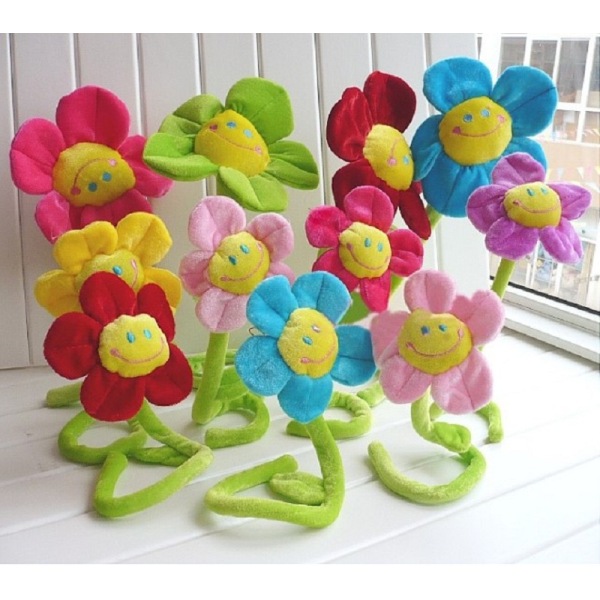 90cm Cartoon Plush Flower,Mix color,Plush【Packaging without Words】_201502127_hd