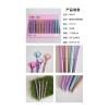 48PCS Colorful Rose Ballpoint Pen,Mix color,Plastic【English Packaging】_P02758663_6_m